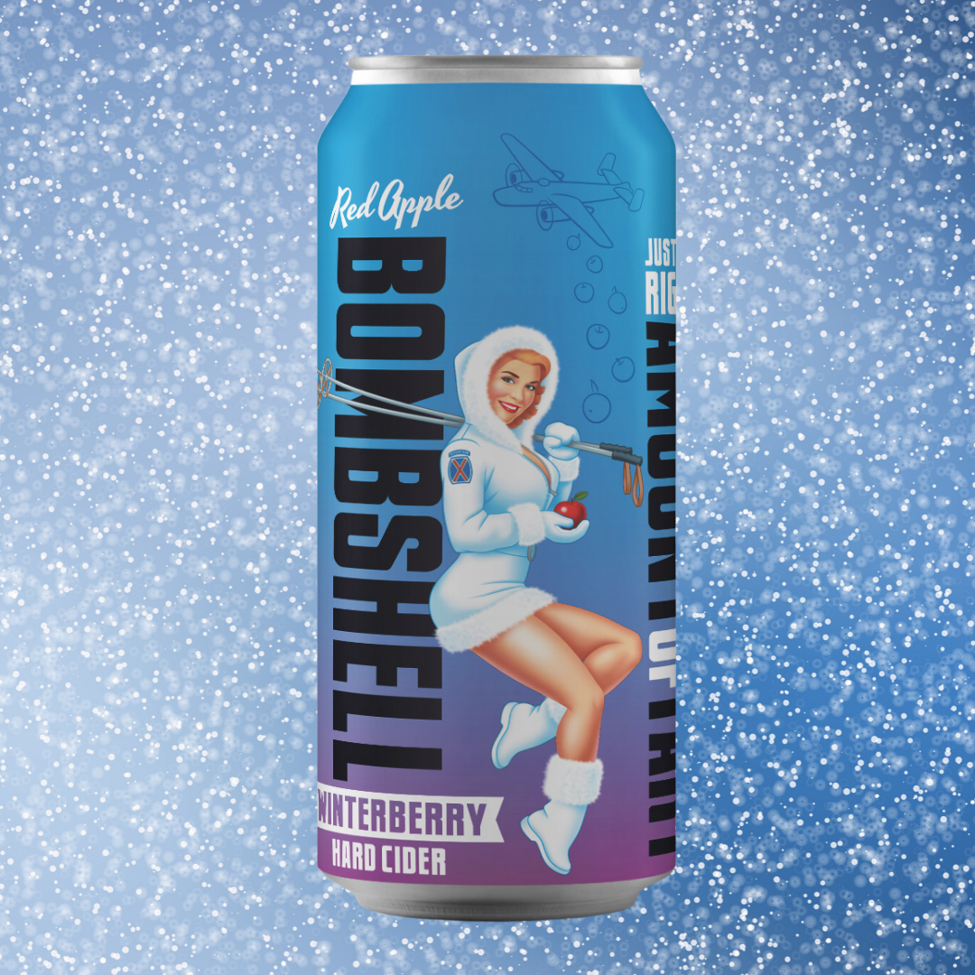 Red Apple Bombshell Hard Cider Three Brothers Wineries and Estates