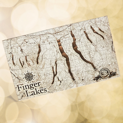 Fire & Pine Finger Lakes Map - Three Brothers Wineries and Estates