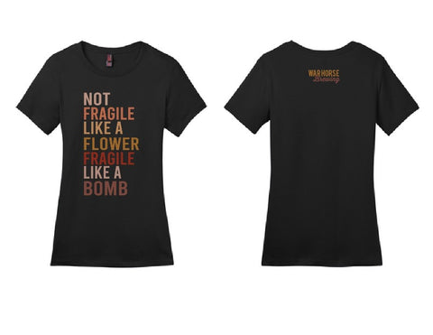 Fragile Like a Bomb T-Shirt - Three Brothers Wineries and Estates