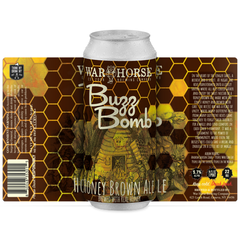 Buzz Bomb Honey Brown Ale 4-Pack