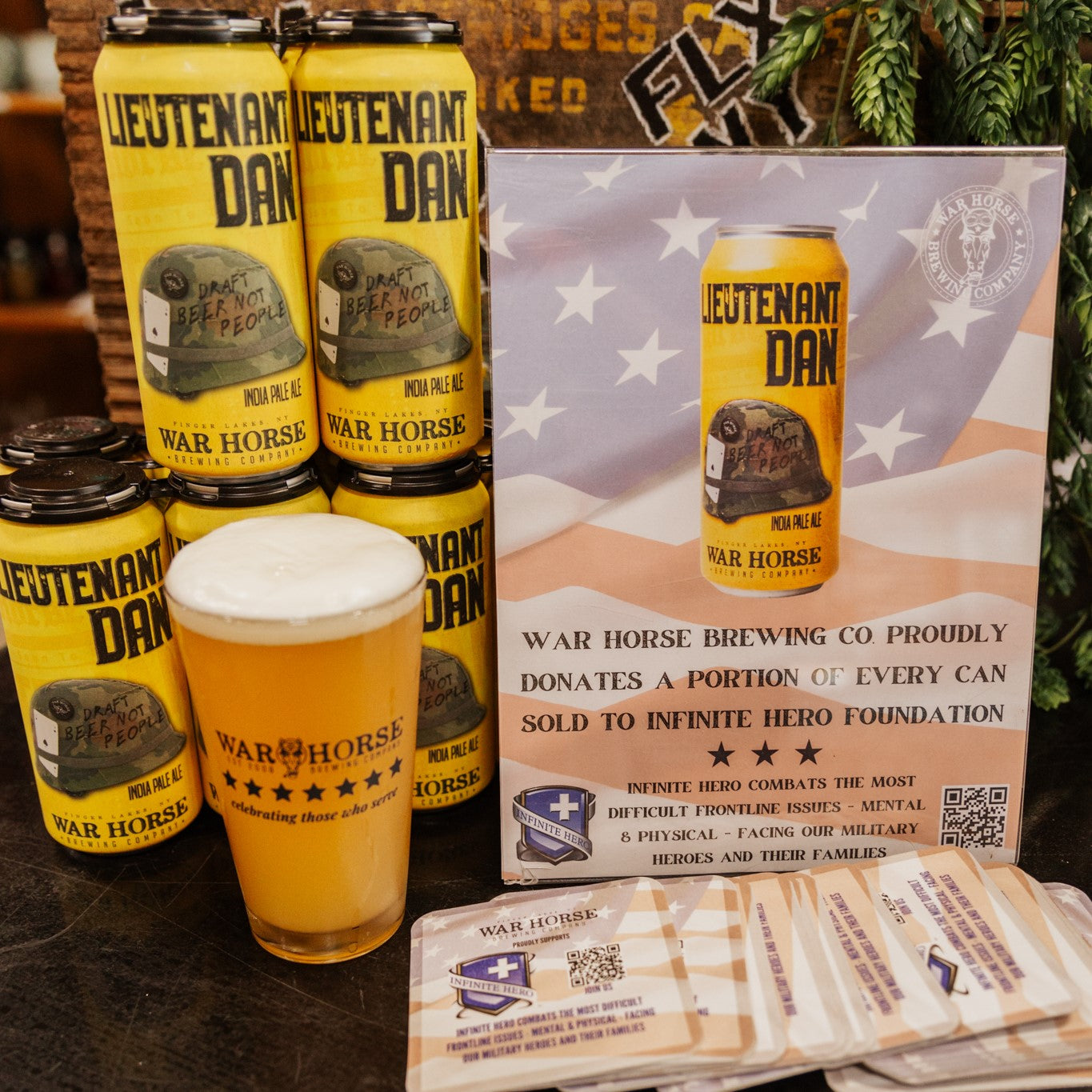 War Horse Brewing Raising a Can to Support Our Heroes Three Brothers