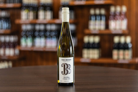 Bottle of Three Brothers Wineries Riesling Clone 110