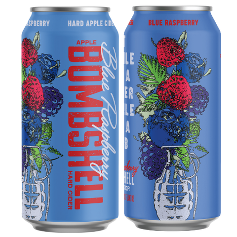 Blue Raspberry Hard Cider Three Brothers Wineries and Estates