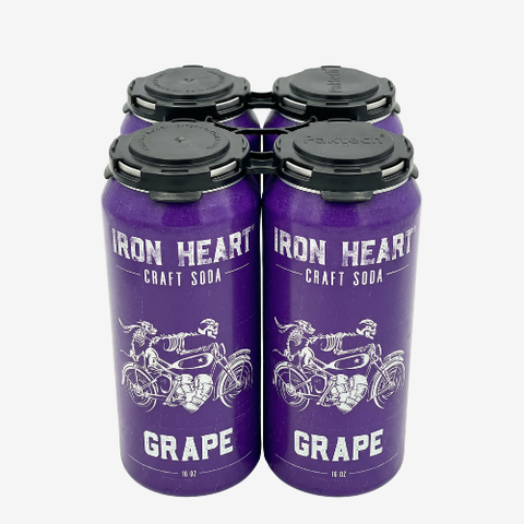 Iron Heart Grape Soda 4-Pack