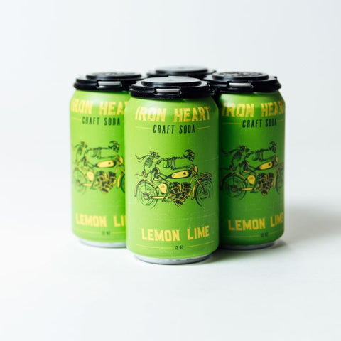 Iron Heart Lemon Lime Soda 4-Pack